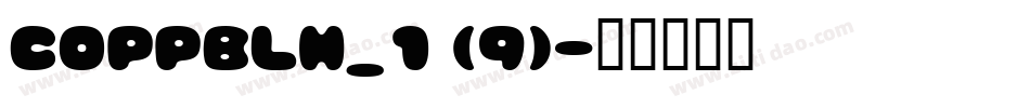 COPPBLH_1 (9)字体转换